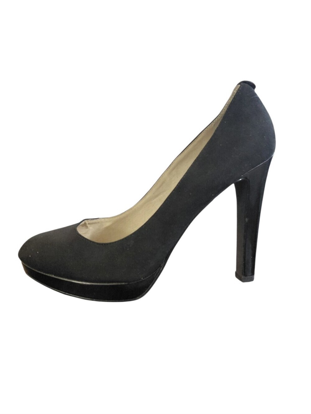 Michael Kors Black Suede Platform Stiletto Pump